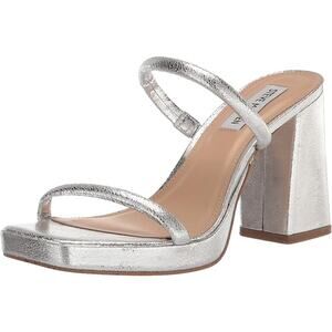 NEW Steve Madden Polly Platform Heels Silver Women’s Size 9.5 POLL02S1751095